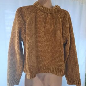 Brown CARA SOHO Cowl Neck Chunky Knit Sweater